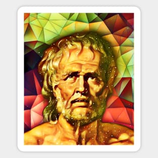 Lucius Annaeus Seneca Snow Portrait | Lucius Annaeus Seneca Artwork 15 Magnet